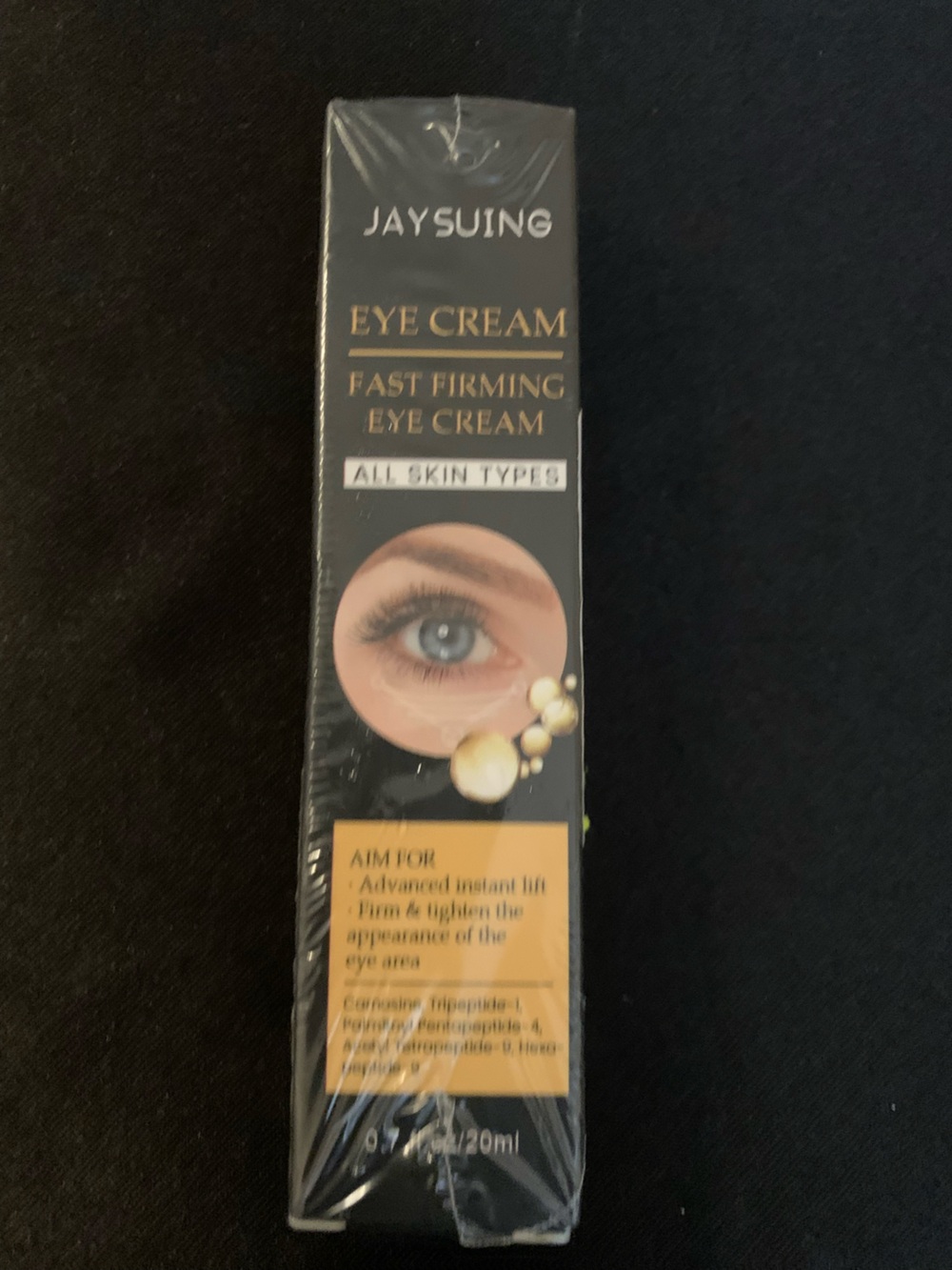 JAYSUNG Fast Firming Eye Cream - Black & Gold Packaging
